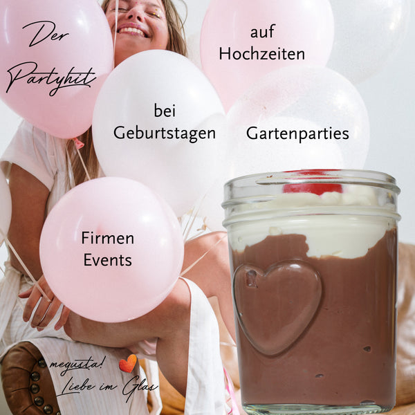 megusta!® 12 Einmachgläser mit Herz im Glas | Herzdeckel | für Hochzeit, Geburtstag, Party | für Dessert, Marmelade, Kräuter